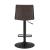 Jayden KD PU Low Back Gaslift Bar Stool
