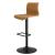 Jayden KD PU Low Back Gaslift Bar Stool