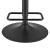 Jayden KD PU Low Back Gaslift Bar Stool