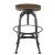 Industrial Vintage Wood Bar Stool