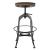 Industrial Vintage Wood Bar Stool