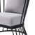 Jupiter KD Velvet Fabric Metal Accent Chair