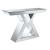 Cerecita Mirrored Console Table with Triangle Base