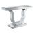 Saanvi Mirrored Console Table with U-shaped Base