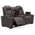 Hyllmont Polyester Power Recliner Loveseat w/Console