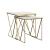 Bette 2-piece Nesting Table Set with Marble Top