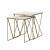 Bette 2-piece Nesting Table Set with Marble Top