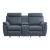Clifton Microfiber Double Glider Reclining Loveseat w/Console