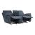 Clifton Microfiber Double Glider Reclining Loveseat w/Console
