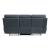 Clifton Microfiber Double Reclining Sofa with Drop-Down Cup Holders