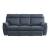 Clifton Microfiber Double Reclining Sofa with Drop-Down Cup Holders