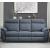 Clifton Microfiber Double Reclining Sofa with Drop-Down Cup Holders