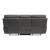 Clifton Microfiber Double Reclining Sofa with Drop-Down Cup Holders