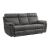Clifton Microfiber Double Reclining Sofa with Drop-Down Cup Holders