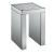 Audrey Square Mirrored Chairside End Table