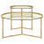Delia 2-piece Round Nesting Table with Glass Top