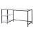 Taurus Wood Veneer/Metal Rectangular Writing Desk w/ USB Port