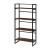 Taurus Wood Veneer/Metal Bookshelf