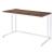 Tyrese Wood/Metal Writing Desk w/ USB Port