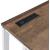 Tyrese Wood/Metal Writing Desk w/ USB Port