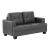 Hinsall Leatherette Loveseat