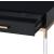 Adiel Wood/Metal/Crystal Writing Desk w/USB Port