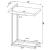 Maxwell C-shaped Accent Table w/ USB Charging Port