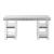 Noralie 93112 Mirrored/Faux Diamonds Writing Desk