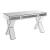 Noralie 93116 Mirrored/Faux Diamonds Writing Desk