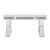 Noralie 93116 Mirrored/Faux Diamonds Writing Desk