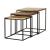 Belcourt 3-piece Square Wood Nesting Tables