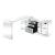 Noralie 93118 Mirrored/Faux Diamonds Writing Desk
