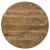 Matyas Wood/Metal Round Accent Table