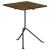 Heitor Square Accent Table with Tripod Legs