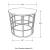 Halona Round Accent Table with Marble Top