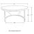 Miguel Round Accent Table with Marble Top