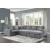 Solomon Fabric Sectional with Pull-out Bed and Hidden Storage