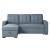 Cornish Fabric Reversible Sectional with Pull-out Bed and Hidden Storage