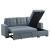 Cornish Fabric Reversible Sectional with Pull-out Bed and Hidden Storage