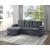 Cornish Fabric Reversible Sectional with Pull-out Bed and Hidden Storage
