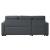 Cornish Fabric Reversible Sectional with Pull-out Bed and Hidden Storage