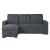 Cornish Fabric Reversible Sectional with Pull-out Bed and Hidden Storage