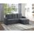 Cornish Fabric Reversible Sectional with Pull-out Bed and Hidden Storage