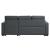Cornish Fabric Reversible Sectional with Pull-out Bed and Hidden Storage