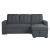 Cornish Fabric Reversible Sectional with Pull-out Bed and Hidden Storage