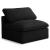 Plush Velvet Standard Comfort Modular Armless Chair