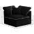 Plush Velvet Standard Comfort Modular Corner Chair