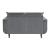 Rand Velvet Loveseat