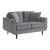 Rand Velvet Loveseat