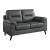 Hattie Leatherette Loveseat